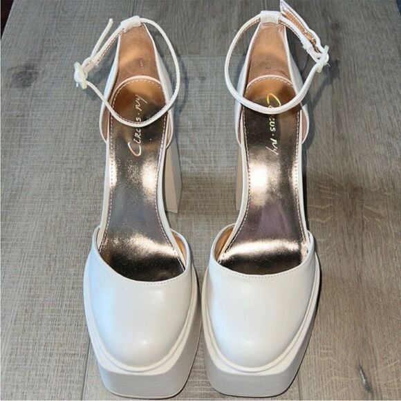 Free People Brynn Platform Heels US 8 - Picture 3 of 6